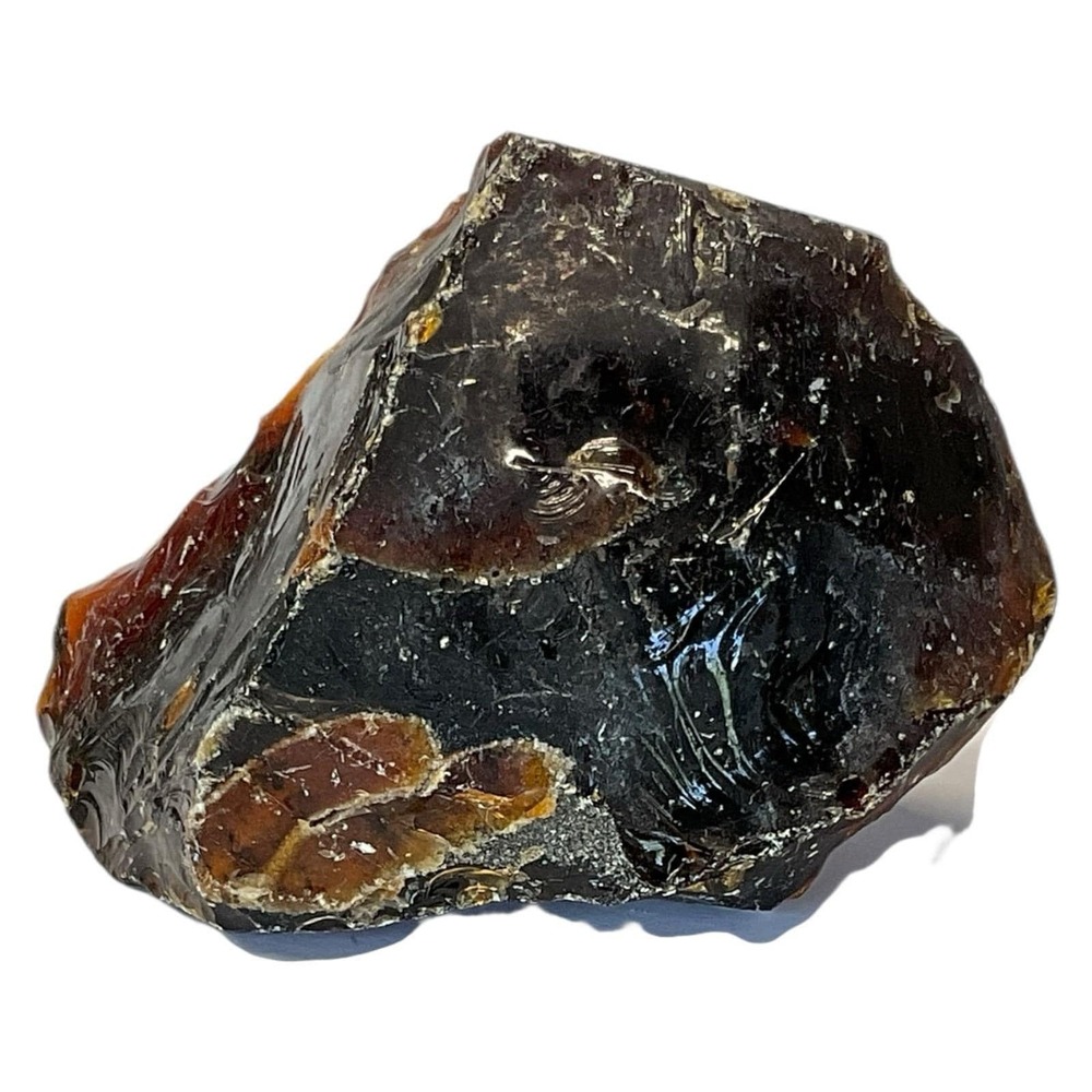 Amber Art Glass Cullet Slag Glass #5XL187